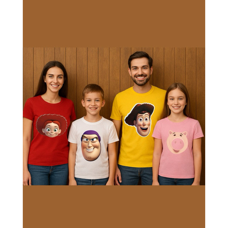 Camiseta Toy Story Personagens| Wood Buzz Jessie Sr Batata | Algodão Unissex| TAM 2 ao G5 em Oferta na Shopee