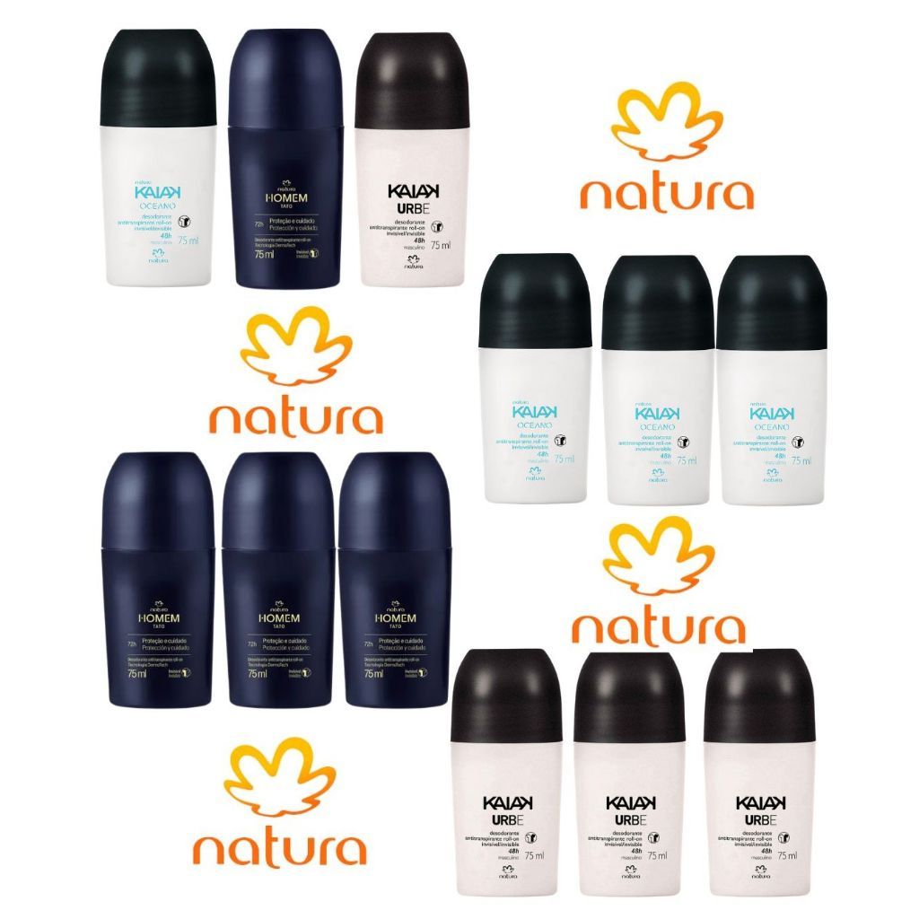 Natura 3 Desodorante Antitranspirante Rolon (GARANTIA DE ORIGINALIDADE) em Oferta na Shopee