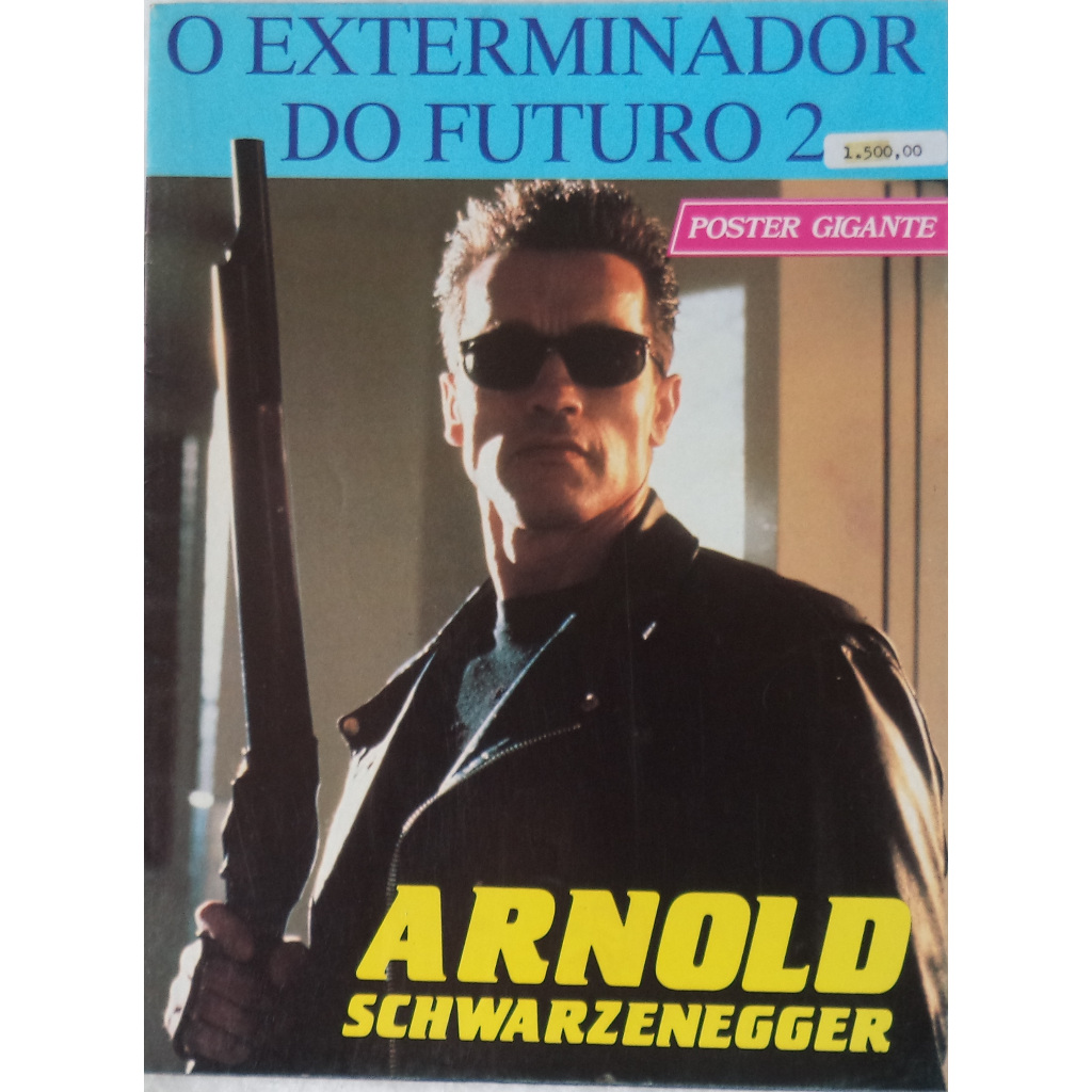 O Exterminador do Futuro 2 Revista Poster Gigante Arnold Schwarzenegger
