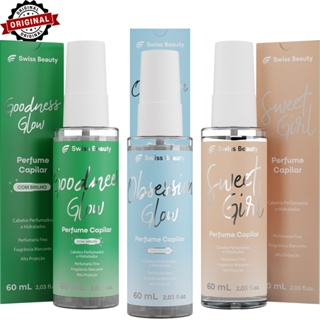 Perfume Capilar Feminino Com Brilho 60ml SWISS BEUATY | Perfume Para Cabelo em Oferta na Shopee