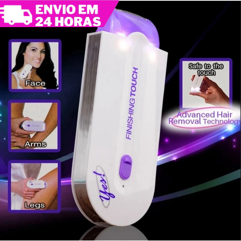 Depilador Removedor De Pelos os Gêneros ALEX Facial e Corporal Sem fio Recarregável em Oferta na Shopee