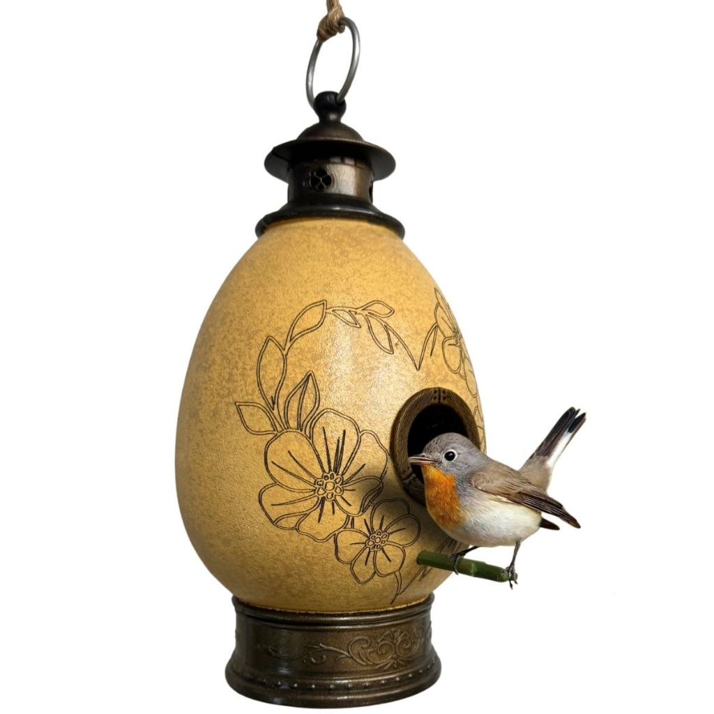 CasaOvo casinha de passarinho. Casa Pássaros Jardim