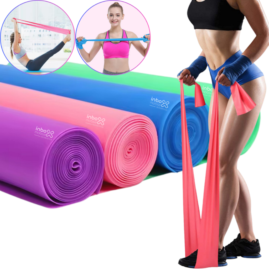 Kit 3 Faixas Elastica Thera Band Exercicio Fisioterapia Yoga Pilates em Oferta na Shopee