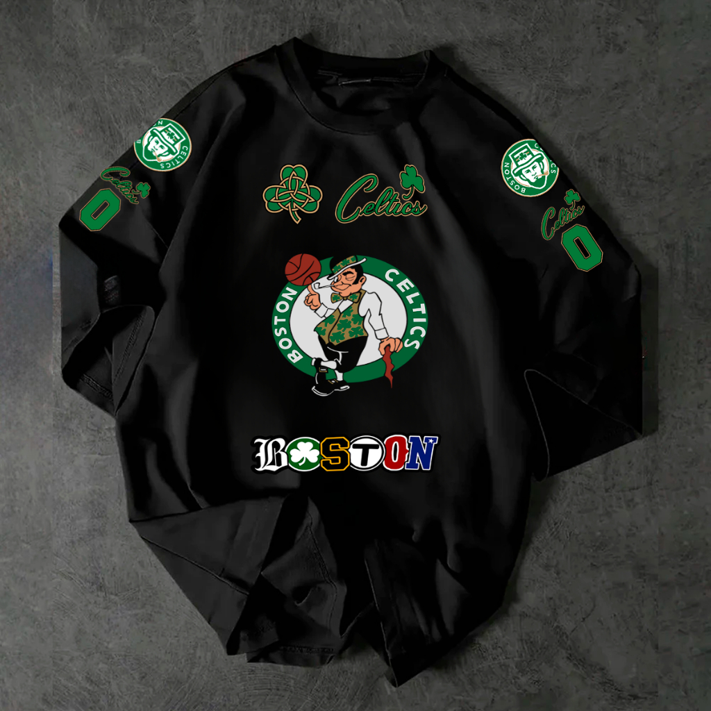 Camiseta Estilosa Basica OU Oversized Basquete Ball Americano Esportivo Boston City Confortavel