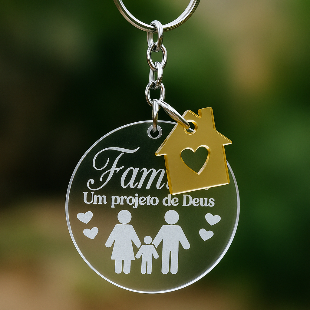 Chaveiro Família Lembrancinha Presente Brinde ECC Igreja Evento Comemoração Acrílico Casal Casamento em Oferta na Shopee