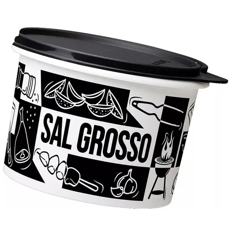 Tupper Caixa de Sal Grosso 1Kg Pop Box Tupperware