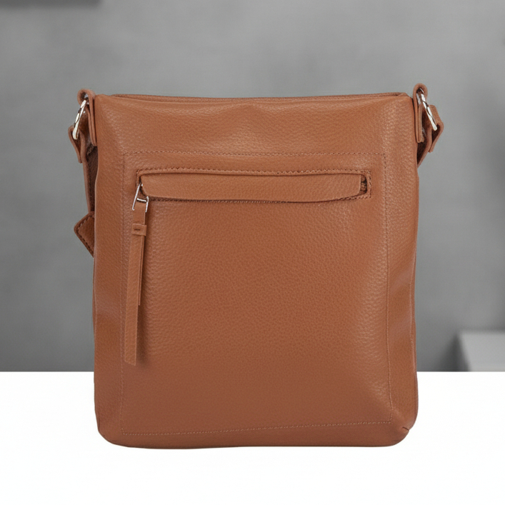 Bolsa Tira Colo Feminina Couro Legítimo Transversal 1539