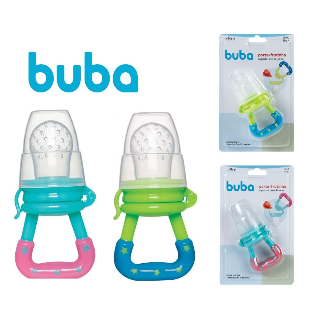 Chupeta Porta Frutinhas Sugador De Silicone Buba
