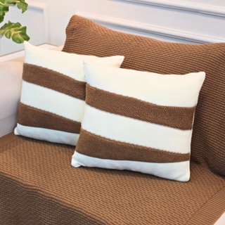 Capa de Almofada Tricot Decorativa Sofá Cama Siena Home Decor 45x45cm em Oferta na Shopee