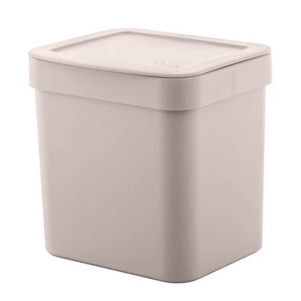 Lixeira para Cozinha e Banheiro 2,5L Trium Bege - Ou em Oferta na Shopee