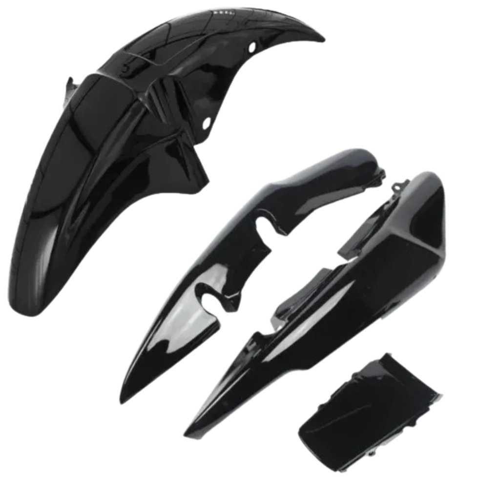 Kit Paralama Dianteiro + Rabeta Carenagem CG 150 Titan Cg 2004 2005 2006 2007 2008 Preto Injetado em Oferta na Shopee
