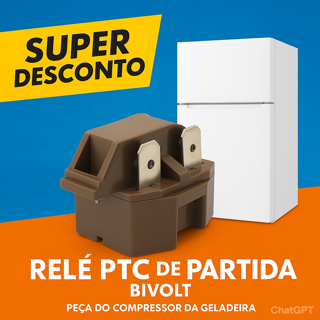 Rele de partida Geladeiras E Freezers relé Brastemp Electrolux ptc