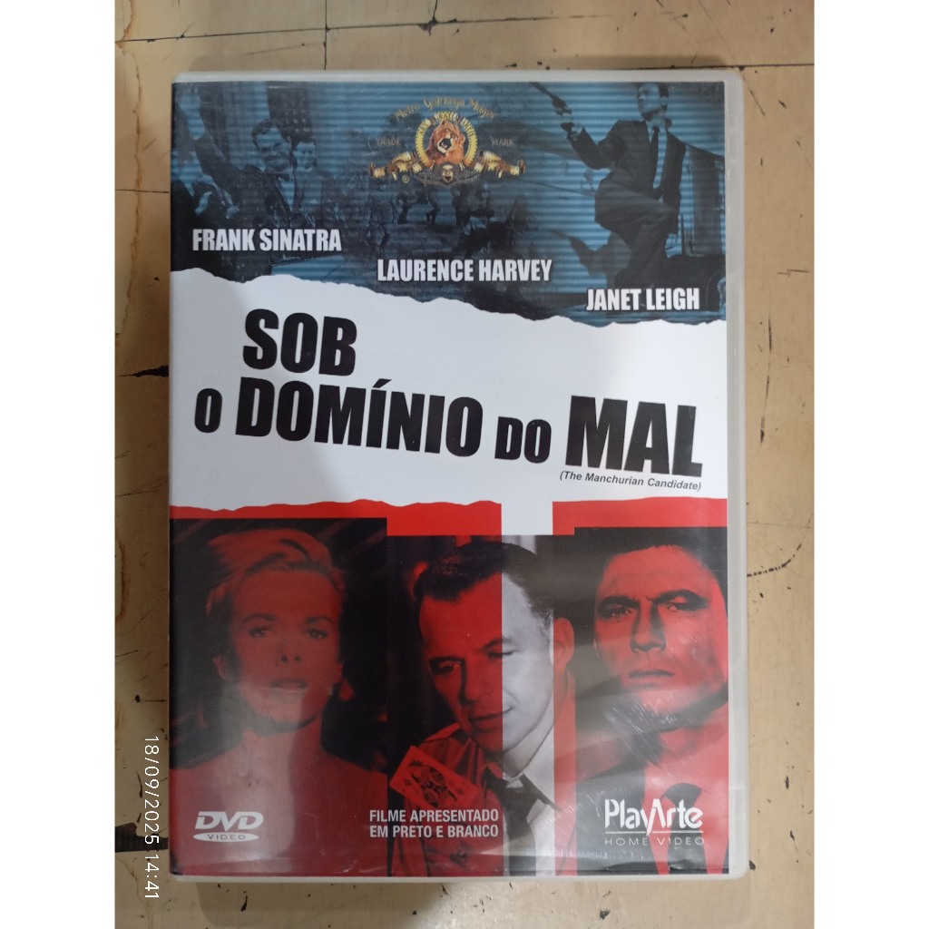 DVD Sob o Domínio do Mal - Frank Sinatra