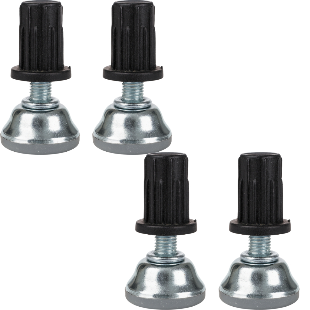Kit Pé Nivelador Regulável Universal Para Mesa Balcão Armário Nivelador De Pés