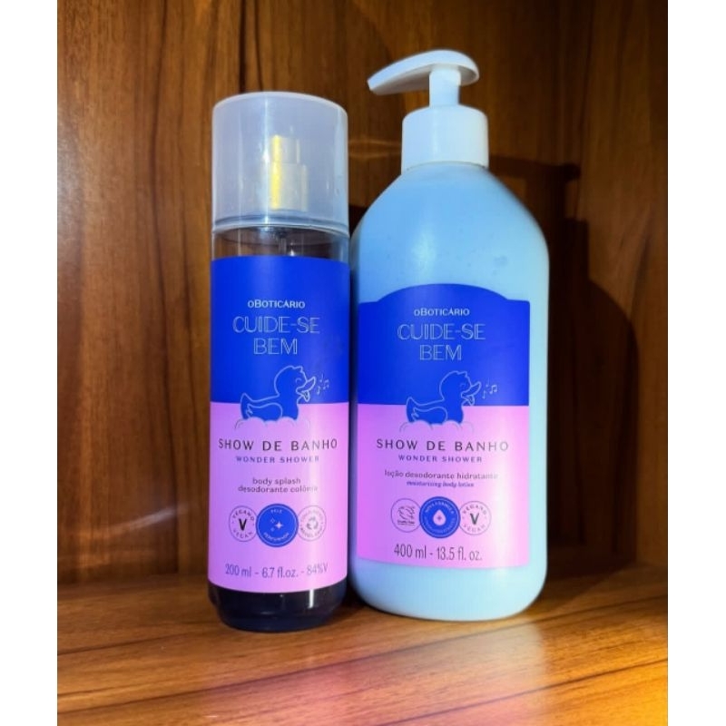 Combo Cuide-se Bem SHOW DE BANHO HIDRATANTE + BODY SPLASH