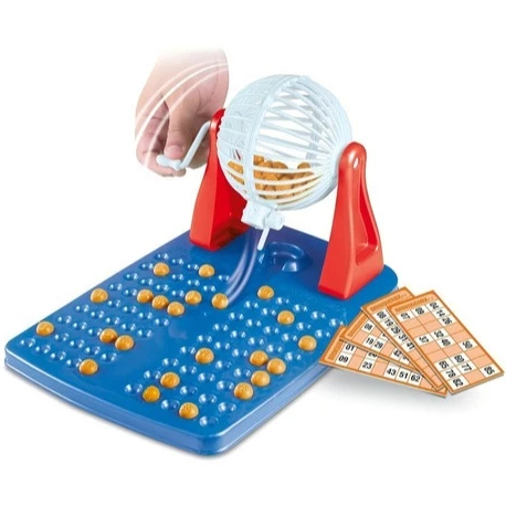 Bingo Jogo de Mesa Completo com Cartelas Números Brinquedo Educativo Infantil Adulto Família Festa
