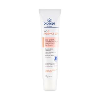 Gel Creme Clareador com Vitamina C Pura Bio-C Radiance 20% - 30g Bioage em Oferta na Shopee