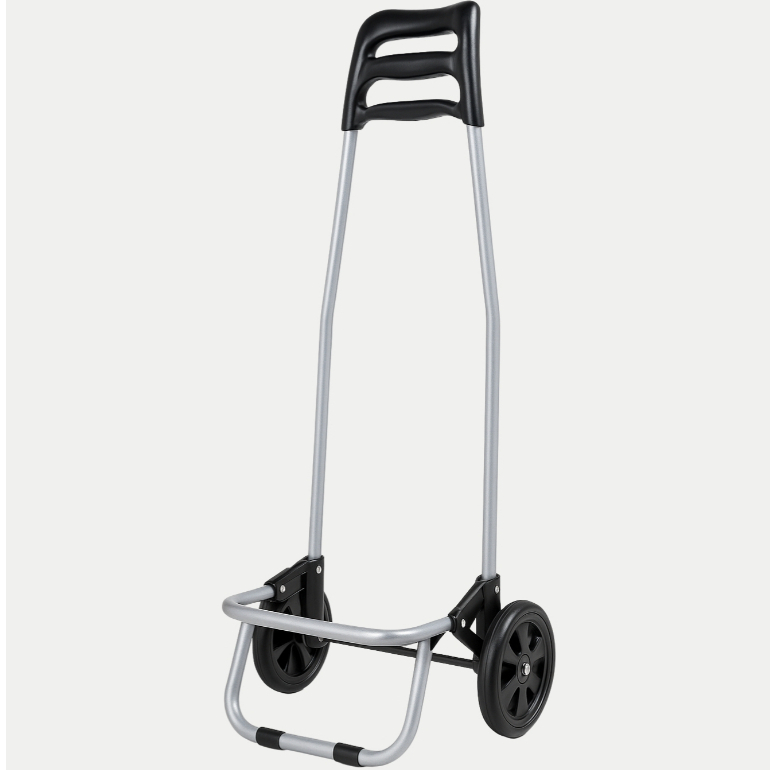 Suporte de Carrinho de Feira Mala Dobrável sendo Metal Reforçado - 2 Rodas Reforçadas