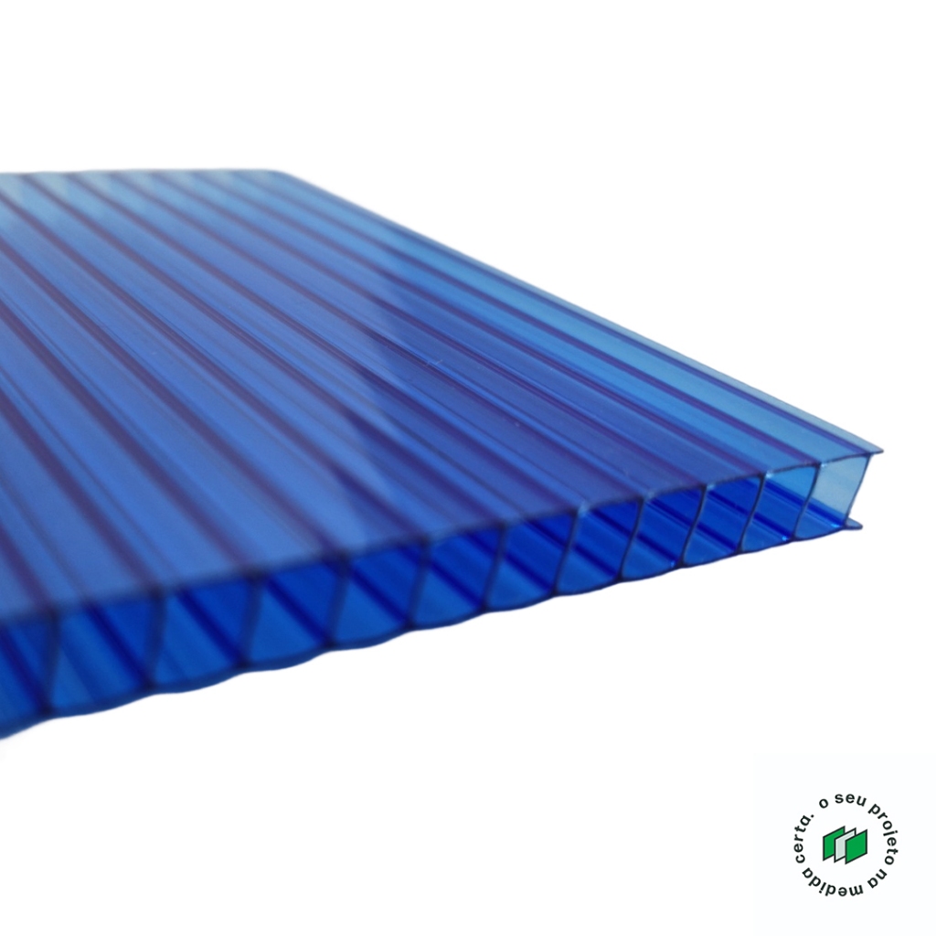 Placa Chapa Policarbonato Alveolar Toldo Cobertura 1,05 x 3,00 4mm Várias Cores em Oferta na Shopee