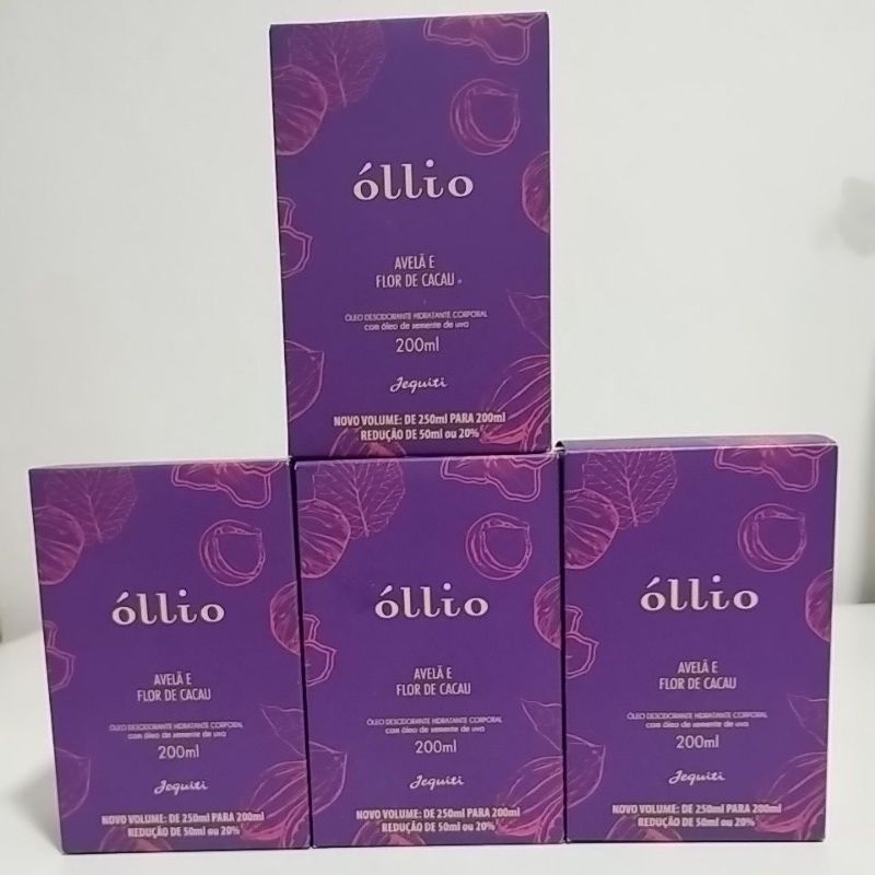Óleo Corporal Avelã e Flor de Cacau 200 ml da Jequiti valor de cada unidade