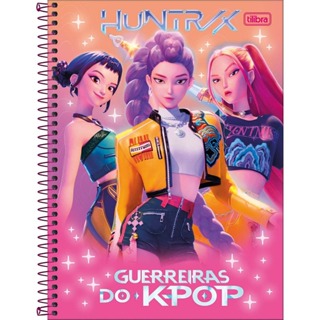 Caderno Espiral Capa Dura Universitário 1 ou 10 Matérias Guerreiras do K-Pop - Tilibra em Oferta na Shopee