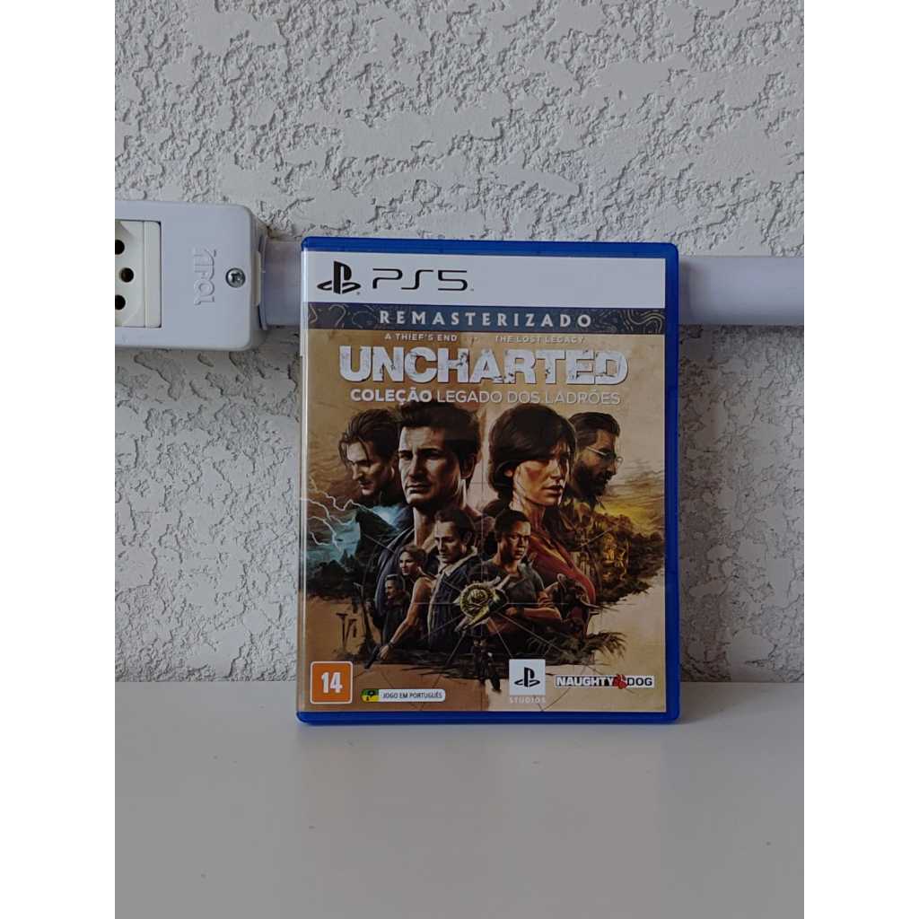 Uncharted: Coleção Legado dos Ladrões, mídia física original para PS5