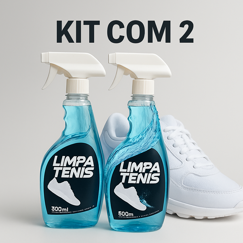 2 Limpa Tênis Spray Premium Provita Limpeza Profunda 500ml TENIS BRANCO OU COLORIDOS.