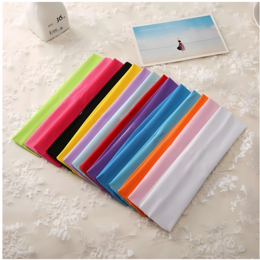 Faixa de Cabelo em Malha Elástica em Oferta na Shopee