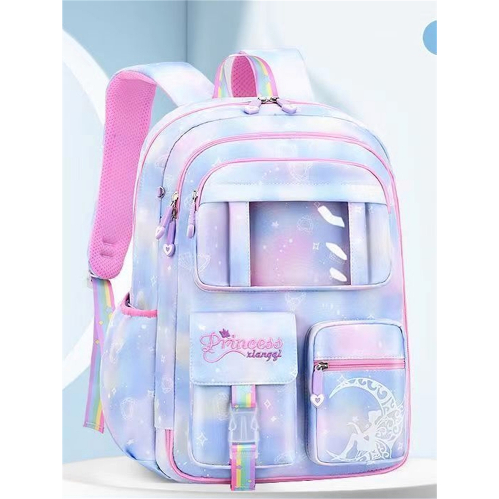 Mochila Escolar Infantil Feminina Grande Capacidade, Leve e Confortável, Impermeável em Oferta na Shopee