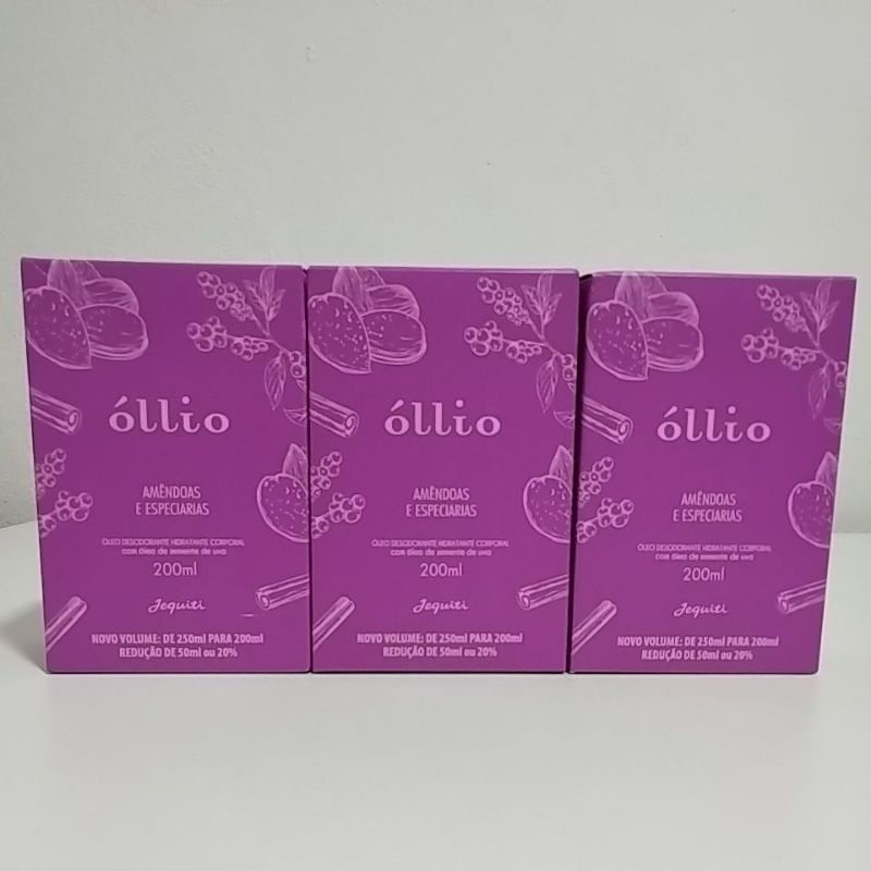 Óleo Corporal Amêndoas e Especiarias 200 ml da Jequiti valor de cada unidade