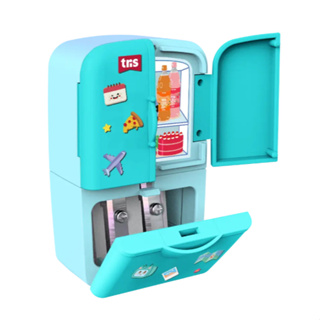 Apontador Duplo com Depósito + Borracha Frost - Cores Sortidas TRIS em Oferta na Shopee