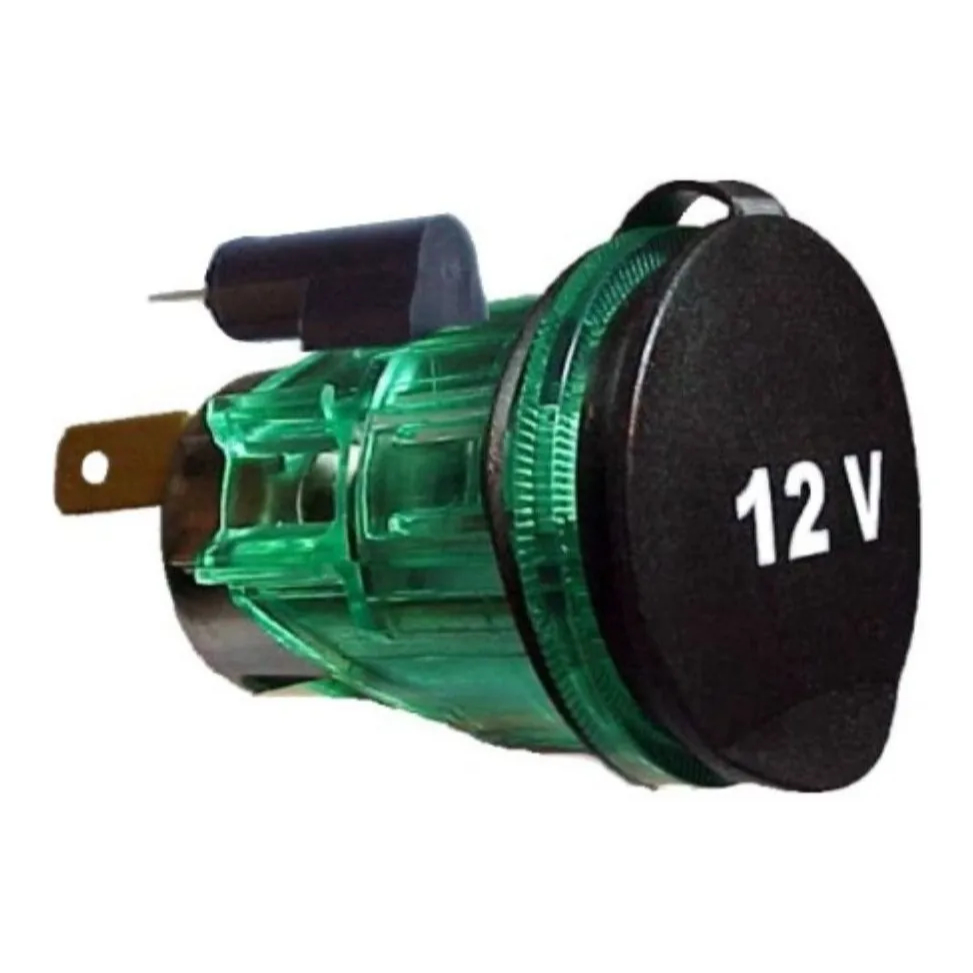Tomada Padrão Para Alimentação 12v Universal Iluminada - Original DNI0582 em Oferta na Shopee