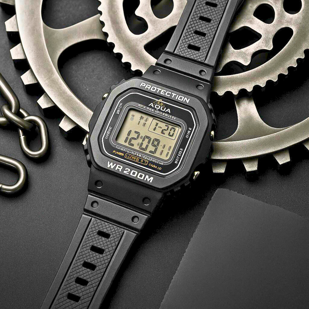 Relogio de Pulso Aqua Original Classico Militar Esportivo