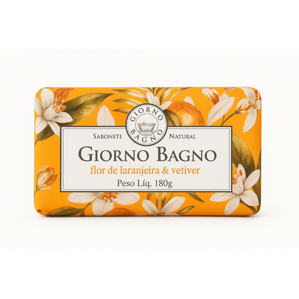 Sabonete Flor de Laranjeira e Vetiver 180g - Giorno Bagno em Oferta na Shopee