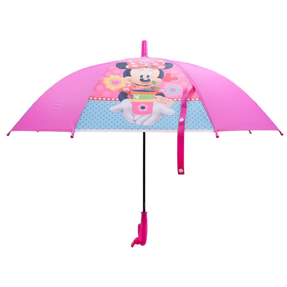 Guarda Chuva Infantil Pink Minnie Vaso - Disney