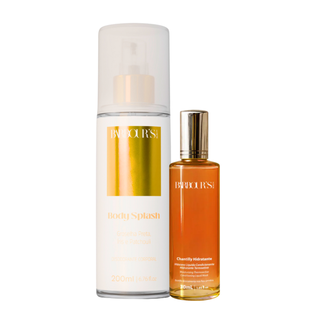 Kit Máscara Líquida e Body Splash Living grace Barbour's em Oferta na Shopee