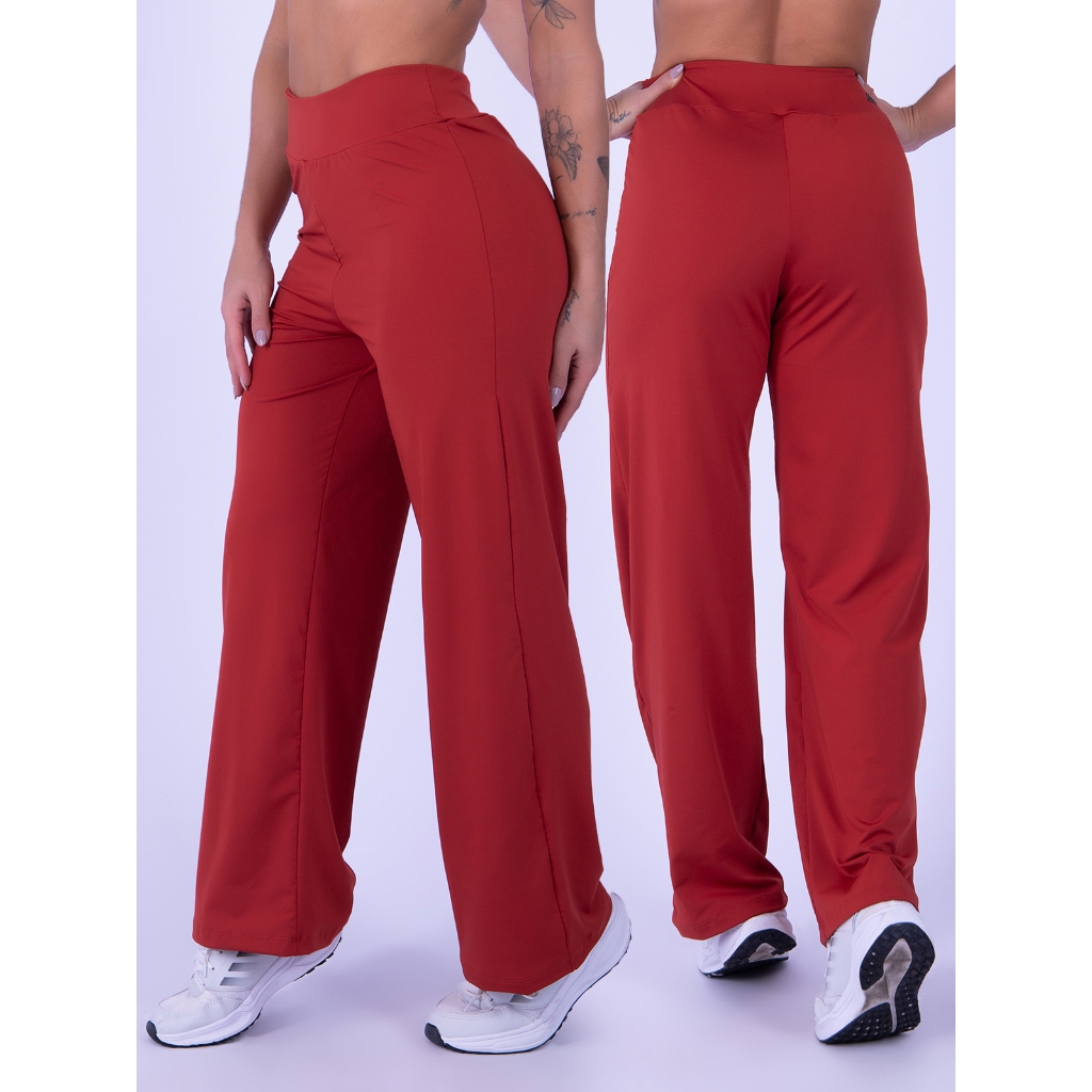 Calça Flecce Fluit Confort Yoga Moda Feminina em Oferta na Shopee