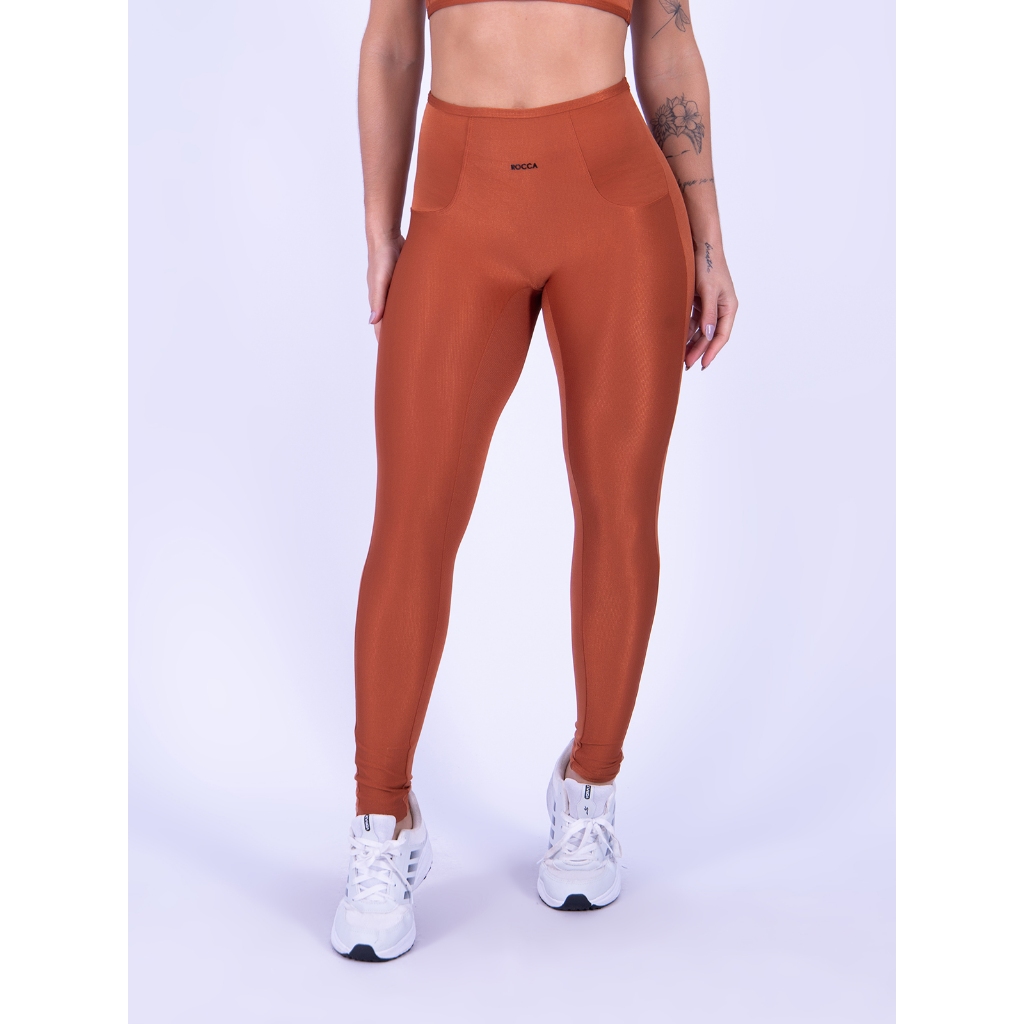 Calça Legging Feminina Form Fit Wonder Bolso Fake Cintura Alta em Oferta na Shopee