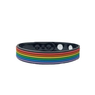 Pulseira Emborrachada LGBTQIA+  Orgulho, Diversidade e Conforto em Oferta na Shopee