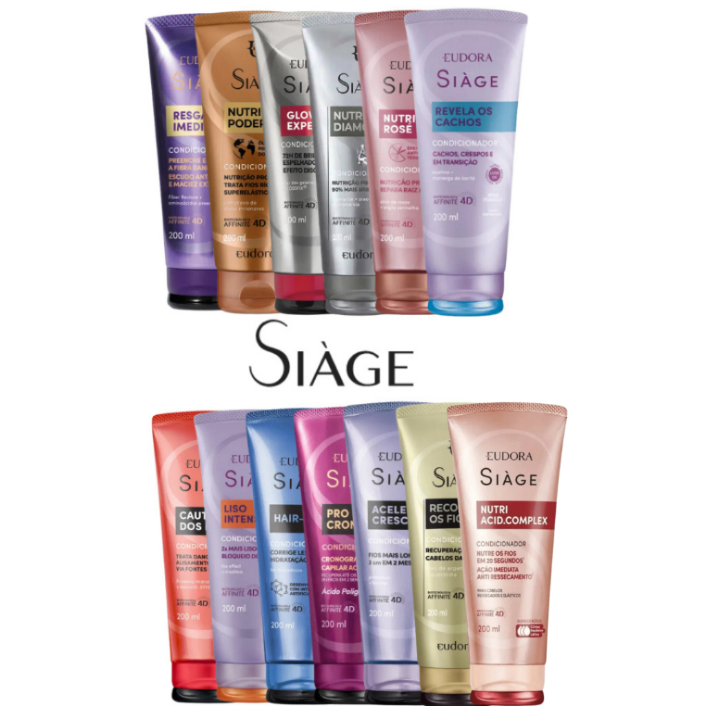 Condicionador Siage Eudora Escolha Seu Favorito - 200ml