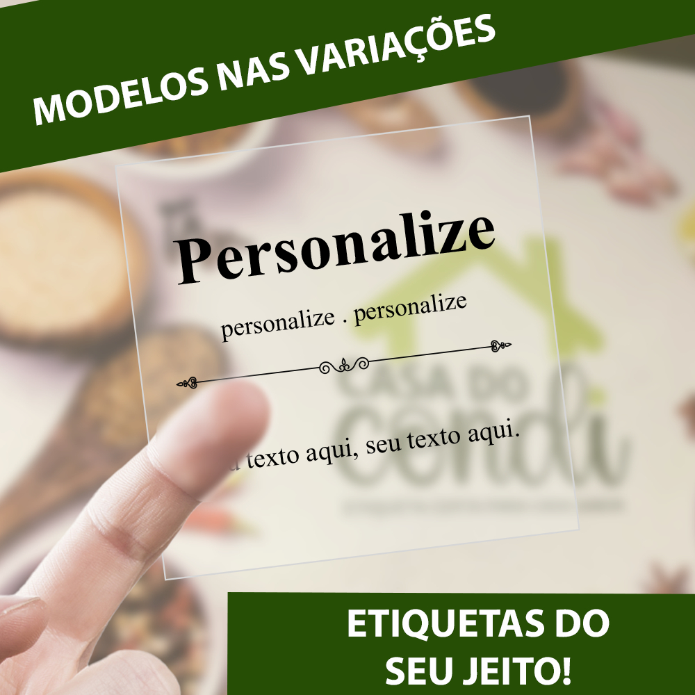Adesivos Personalizados Para Mantimentos Potes de Cozinha Frases Divertidas7x7cm em Oferta na Shopee