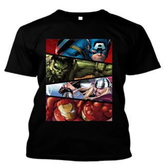 Camisa camiseta infantil vingadores meninos super heróis em Oferta na Shopee