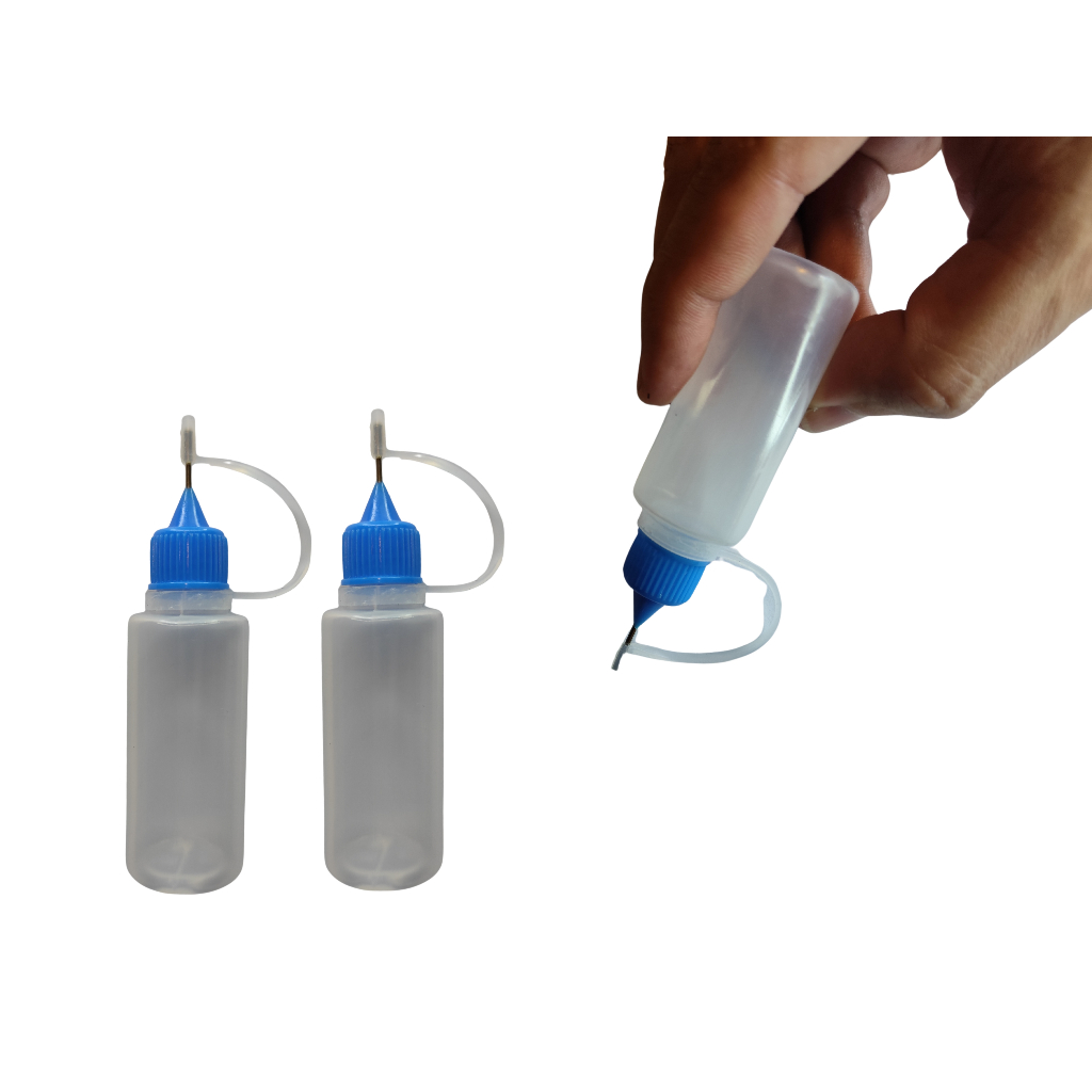 2 Tubo aplicador multiuso para colas, tintas, artesanato 20ml — imagem 2 de 2