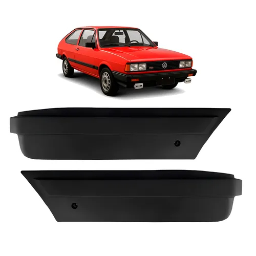 Ponteira Para-choque Dianteiro Passat 83/86 PRETO - (PAR)