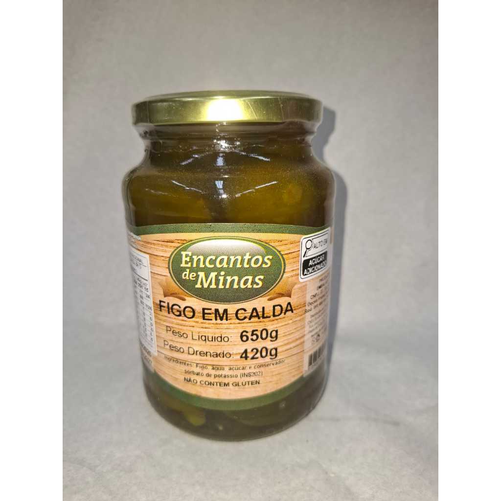 FIGO EM CALDA 650 GRS - DELICIOSO DOCE MINEIRO