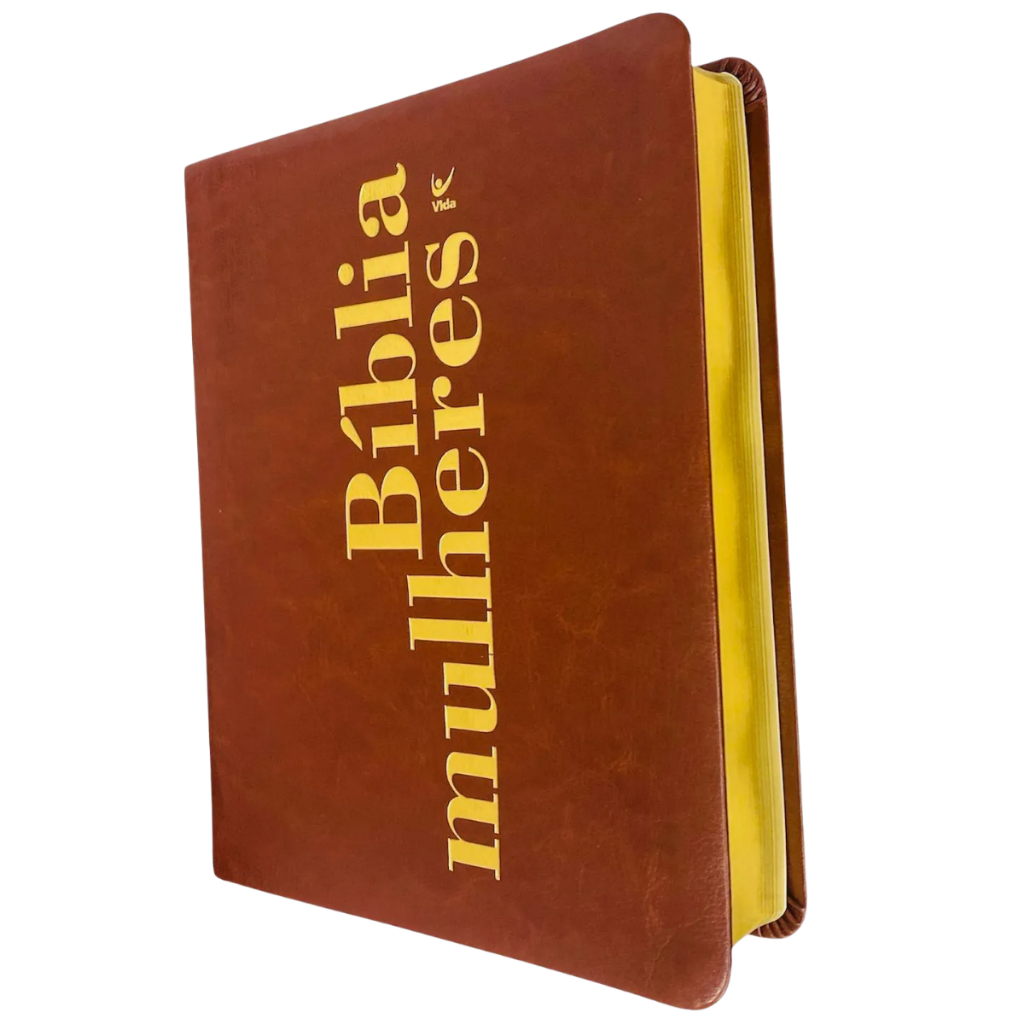 Bíblia Sagrada Mulheres | Viviane Martinello | NVT | Espaço para Anotações | Capa Luxo Marrom