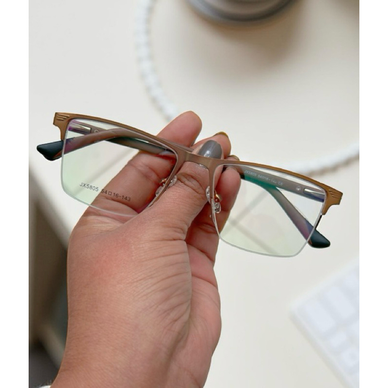 Óculos  Masculino fio de Naylon Armação Retangular – Leve, Moderno e Variadas Cores