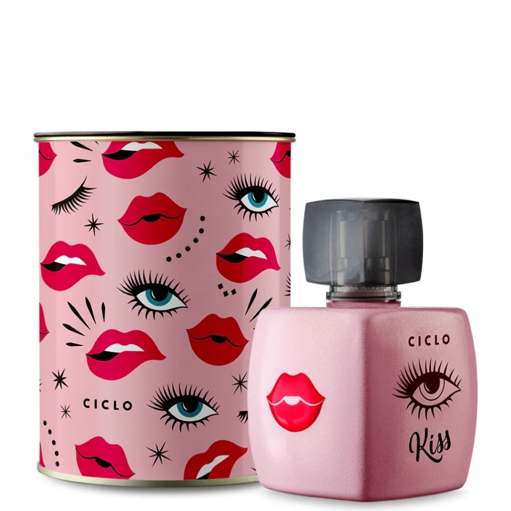 Perfume Ciclo Kiss Deo Colônia Feminino