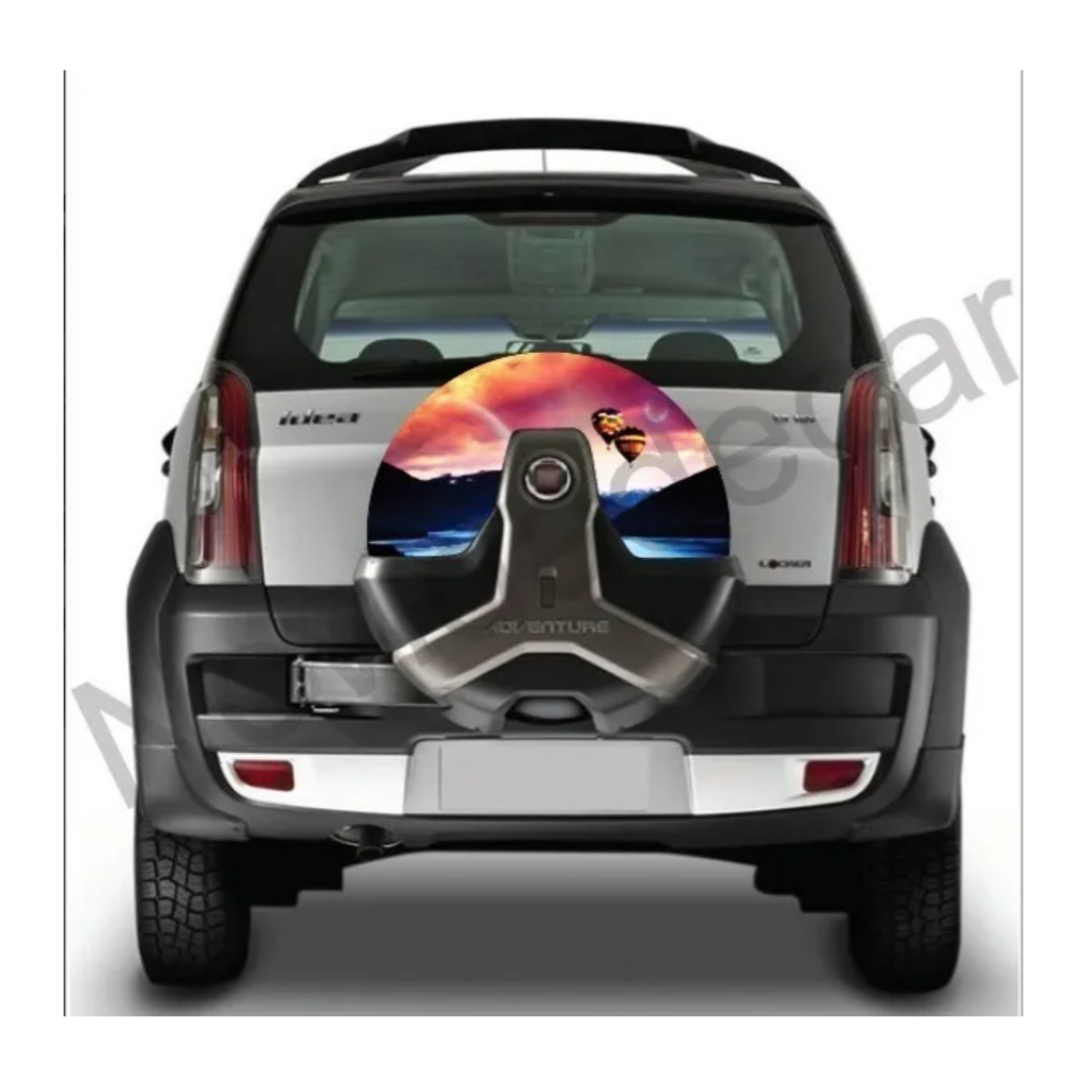 Capa De Estepe Fiat Idea/doblo Adventure Céu Balões