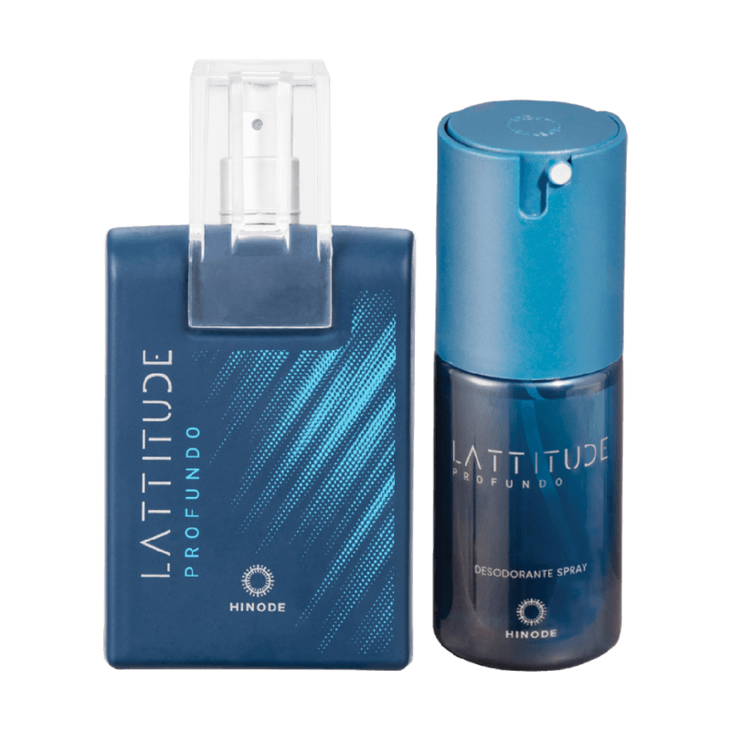Lattitude Profundo Deo Colônia 100ml + Desodorante Corporal Spray 100ml Hinode original